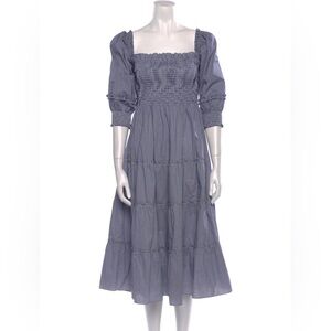 Hill House Home Square Neckline Midi Length Dress